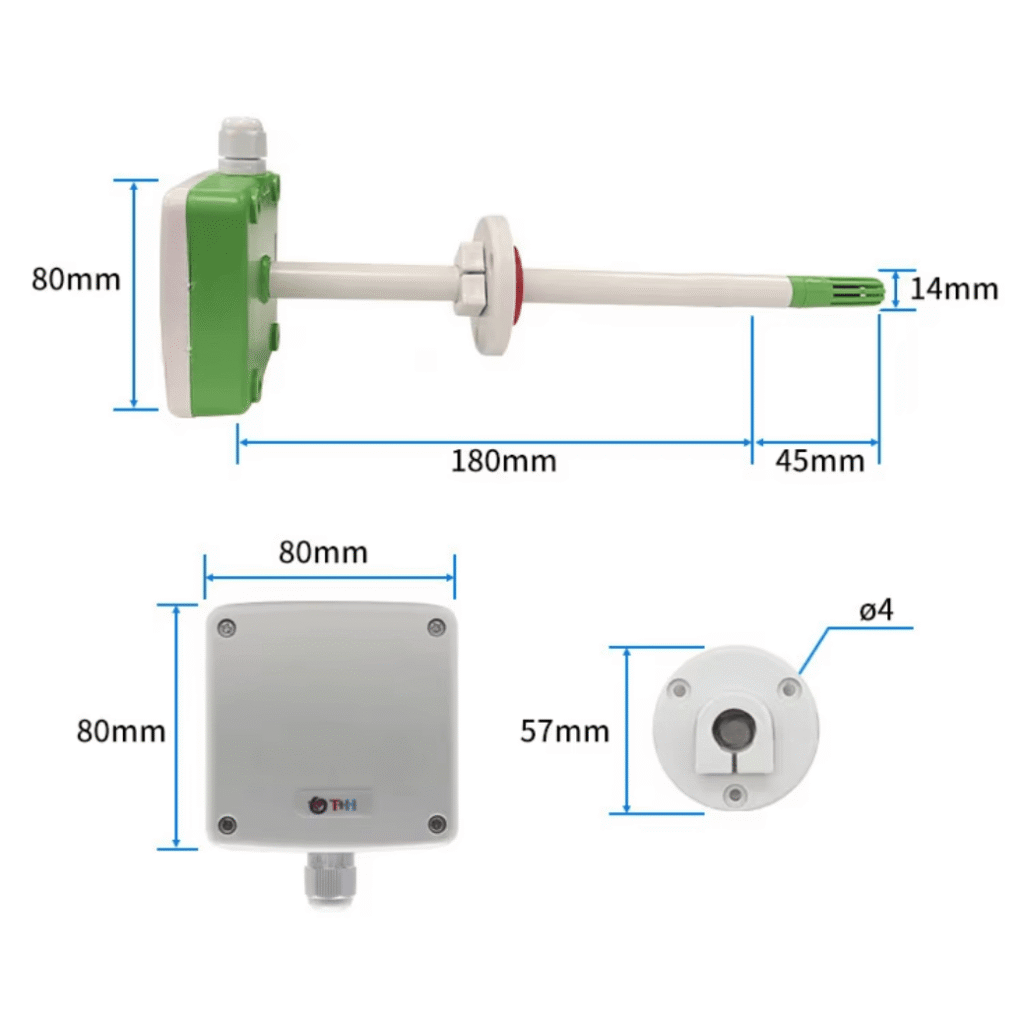 Duct Temperature Humidity Sensor