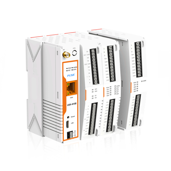 Serial Modbus to 4G Ethernet Gateway with Expandable IO option USR-M100 - Image 2