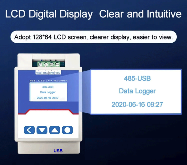 RS485 Modbus Data Logger with Display - Image 2