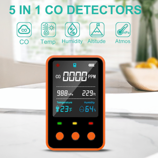 Mini Portable Air Quality Monitor for CO, Pressure, Altitude, Temperature, Humidity EPT06 - Image 5