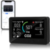 Portable Air Quality Monitor for CO2 TVOC PM1.0 PM2.5 Temperature Humidity WiFi EPT02 - Image 2