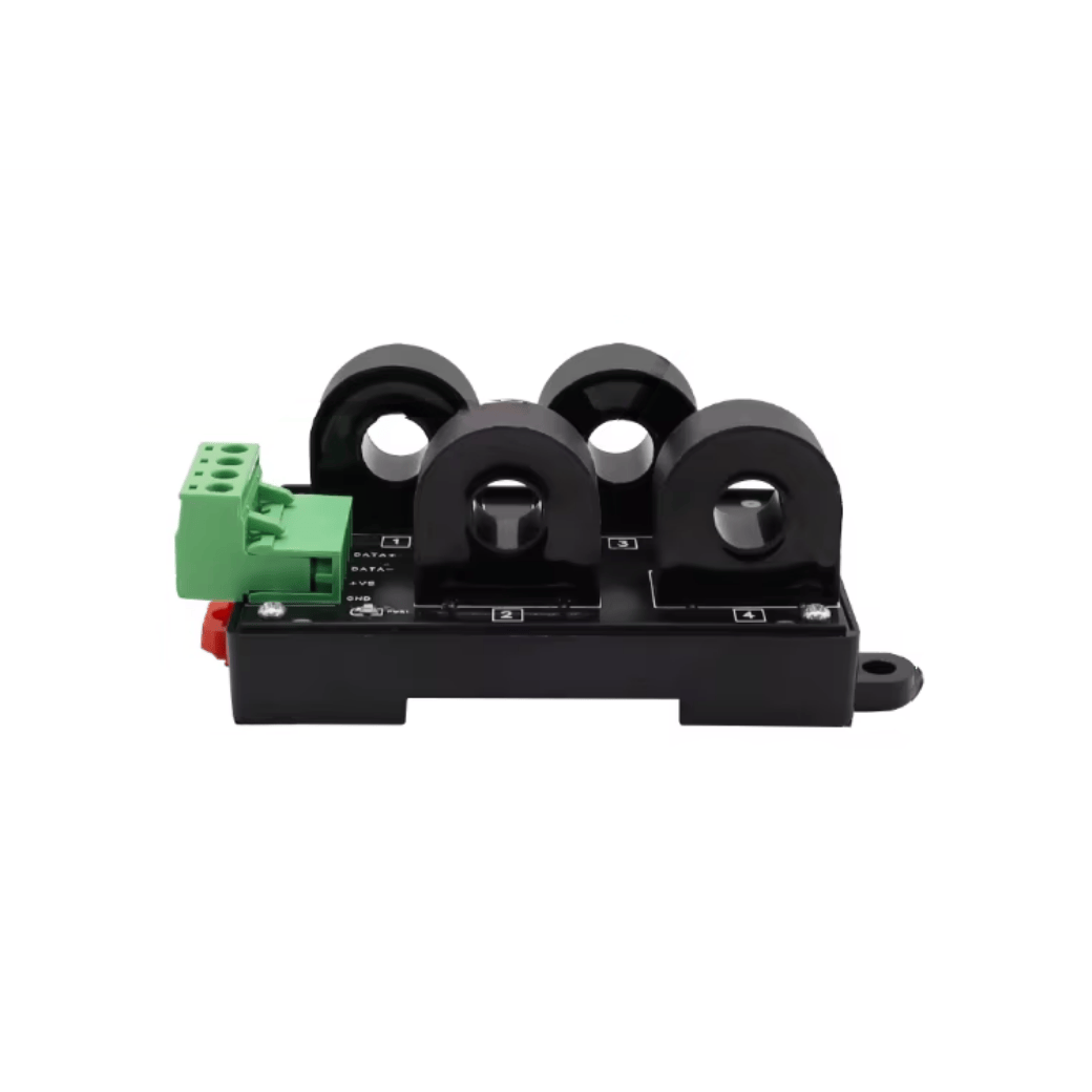 4 Channel AC Current Sensor RS485 Output DIN Rail Mount