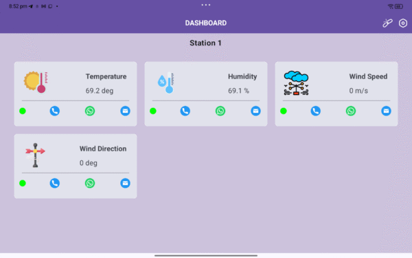dashview sensors monitoring dashboard android app
