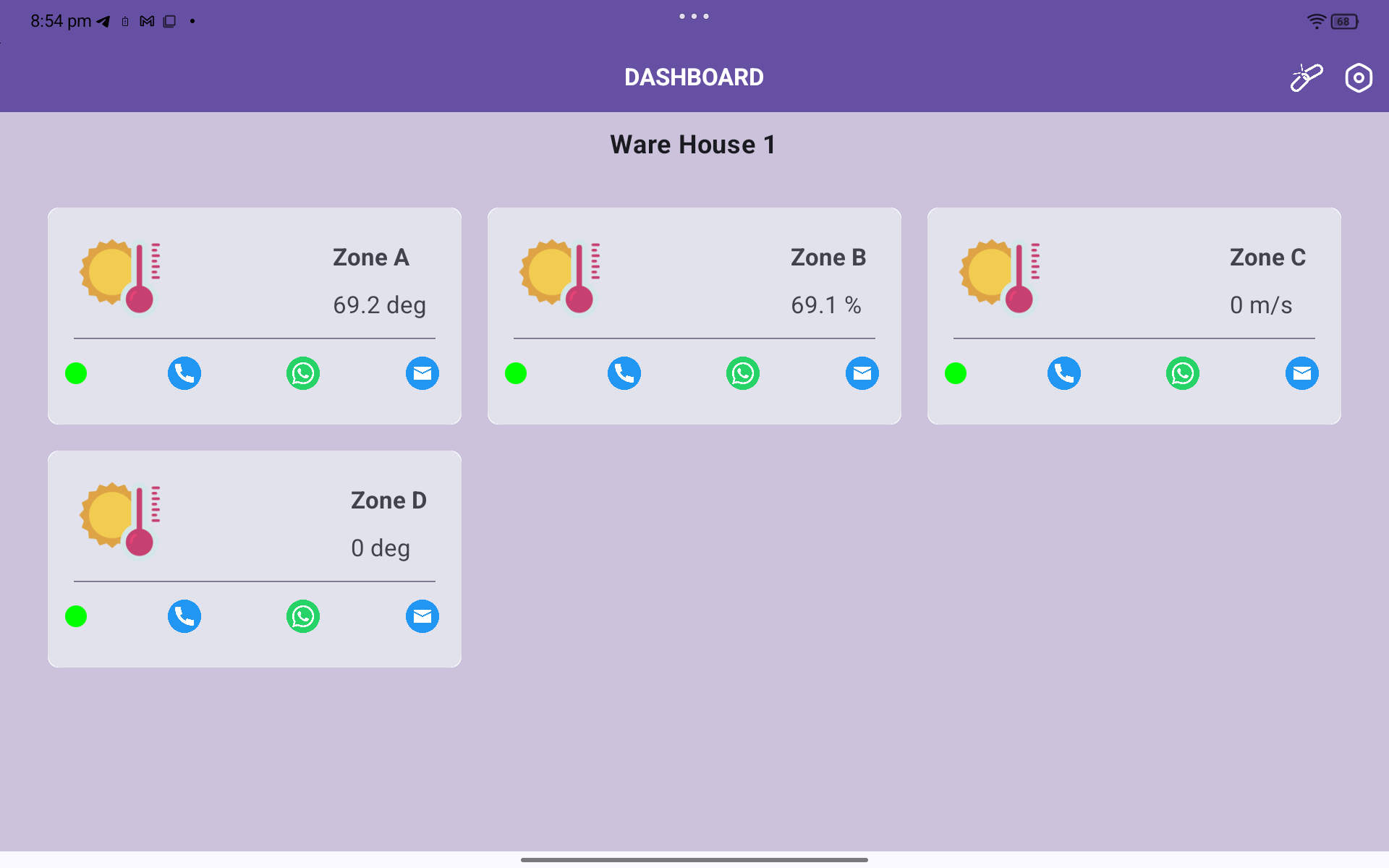 DashView - DashBoard App for Android Tab for Sensors Monitoring - Image 3